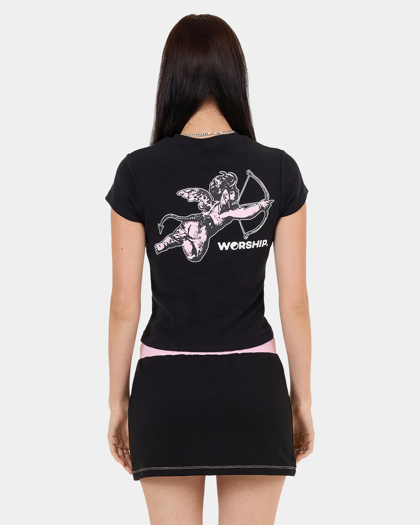 Womens Cherub Cap Sleeve T-Shirt