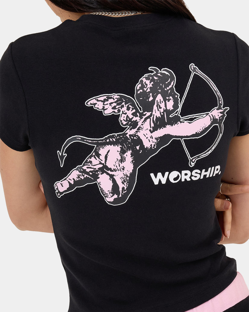 Womens Cherub Cap Sleeve T-Shirt