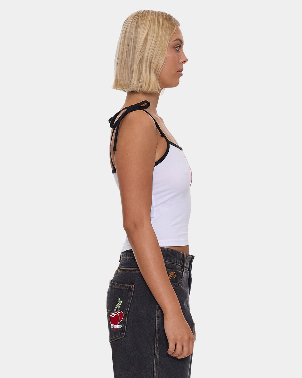 Womens Glazed And Confused Ties Tank Top