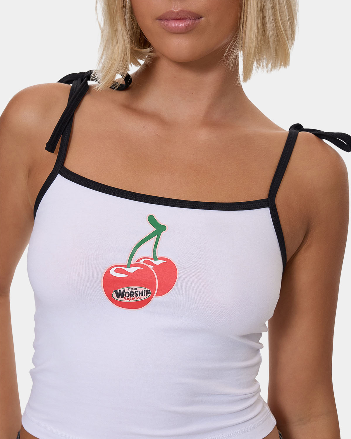 Womens Glazed And Confused Ties Tank Top