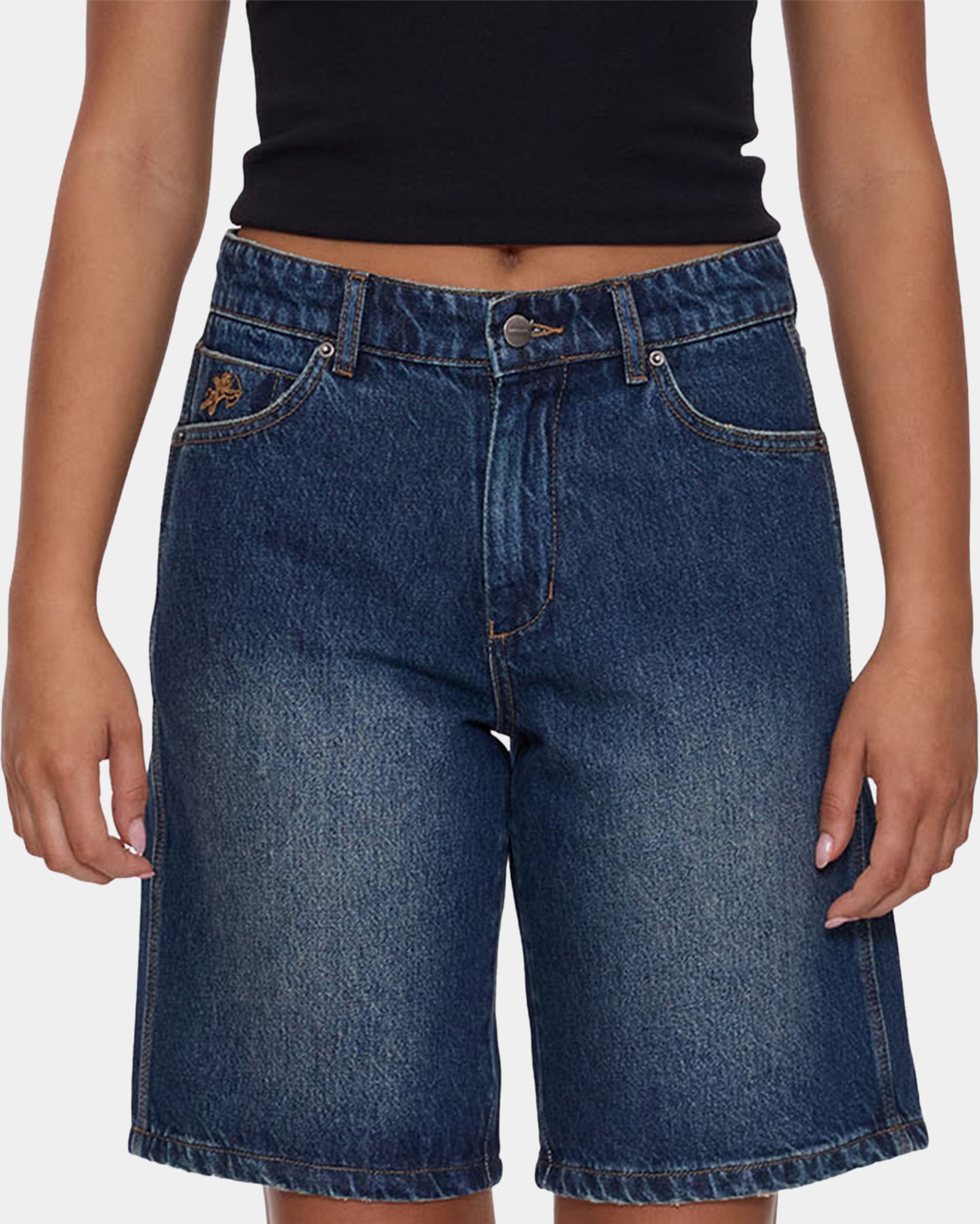 Buy Womens Sloucher Denim Shorts by worship | Surf Dive 'n Ski