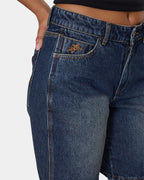 Womens Sloucher Denim Shorts