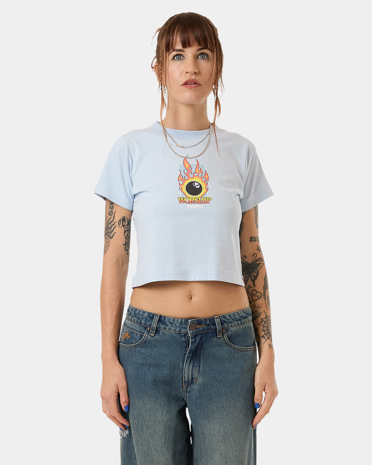 WOMENS TRY AGAIN BOY T-SHIRT