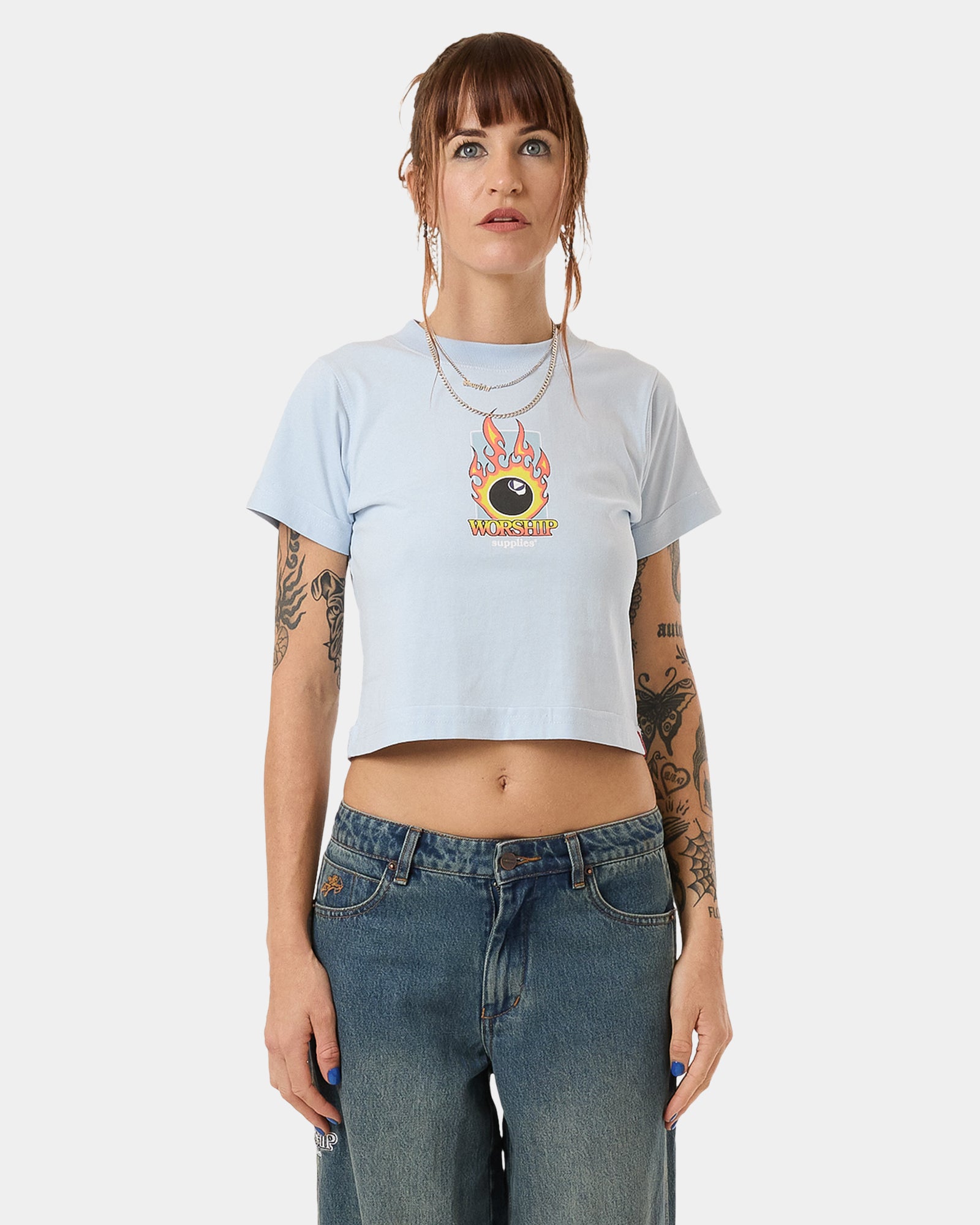 WOMENS TRY AGAIN BOY T-SHIRT