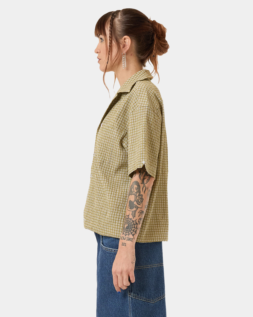 Womens Cherub Box Fit Short Sleeve Shirt