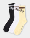 Mens Cherub 3 Pack Crew Socks