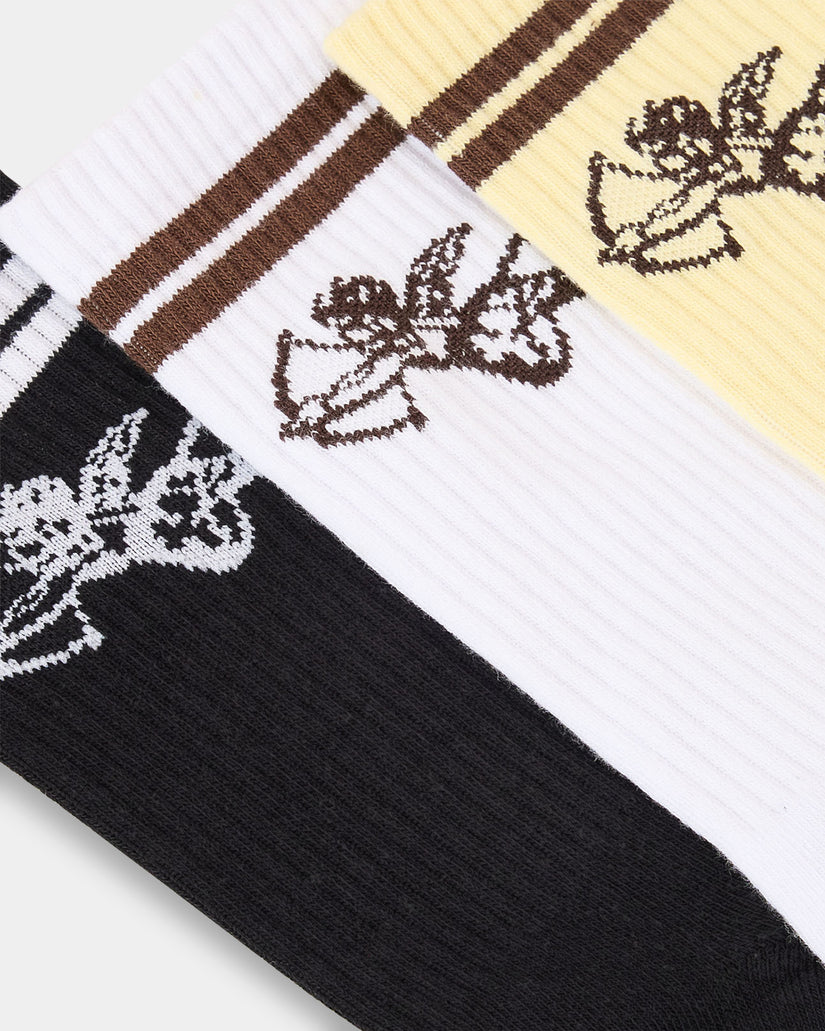 Mens Cherub 3 Pack Crew Socks