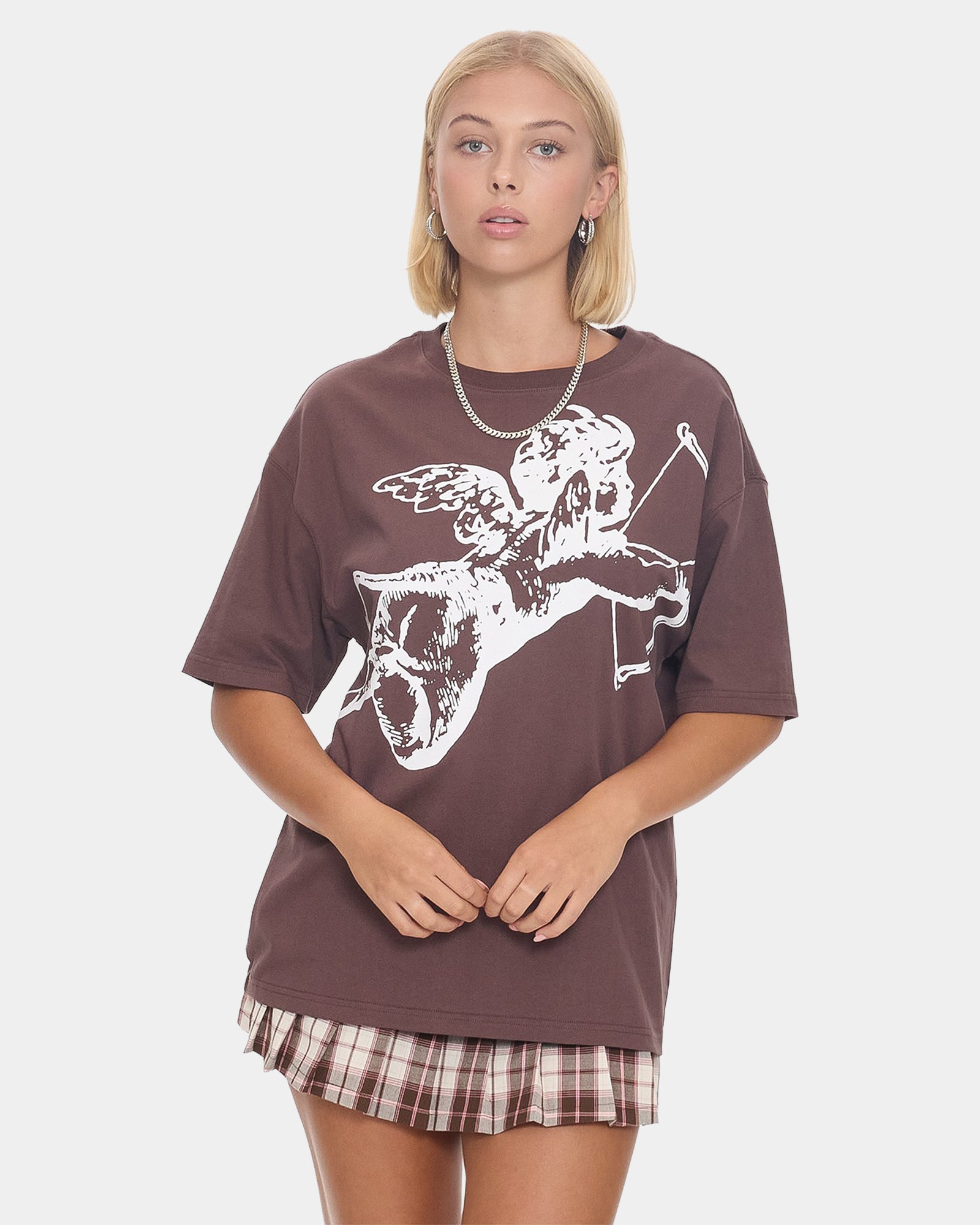 Womens Cherub Relaxed Fit T-Shirt Womens Cherub Relaxed Fit T-Shirt