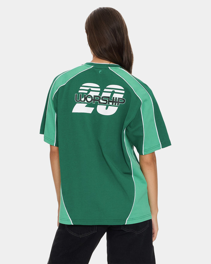 Womens Grand Prix Panelled Jersey T-Shirt