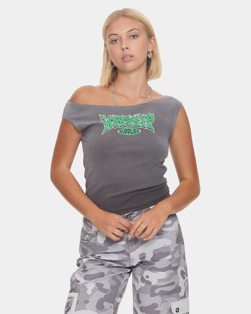 Womens Whisp Cold Shoulder Tank Top