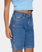 Womens Belter Carpenter Denim Shorts