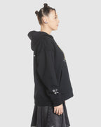 WOMENS BLACK MAGIC BOX FIT HOODIE