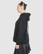 WOMENS BLACK MAGIC BOX FIT HOODIE