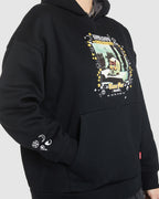 WOMENS BLACK MAGIC BOX FIT HOODIE
