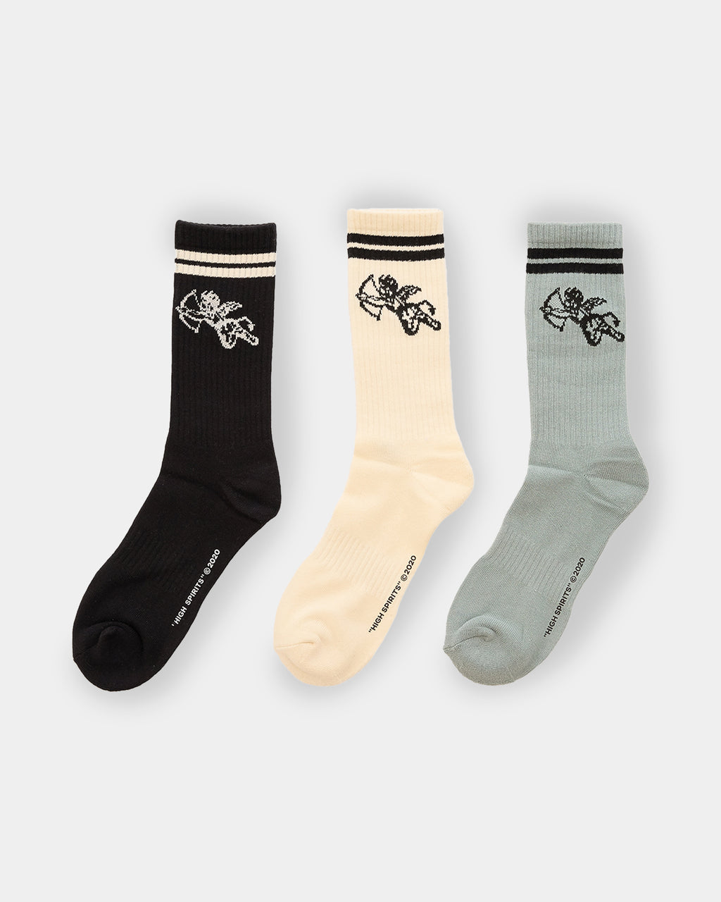 Mens Cherub 2 Pack Crew Socks
