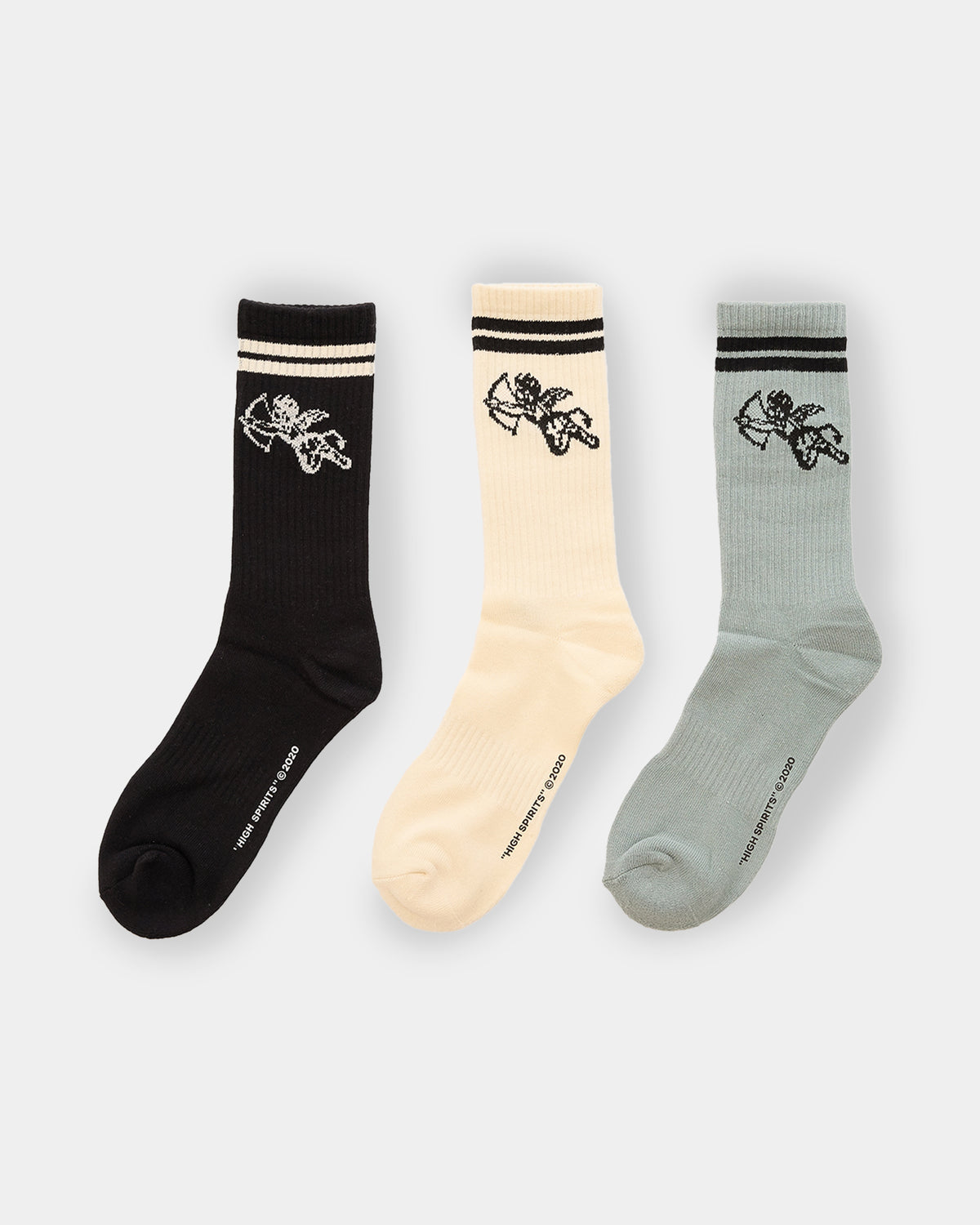 Mens Cherub 2 Pack Crew Socks