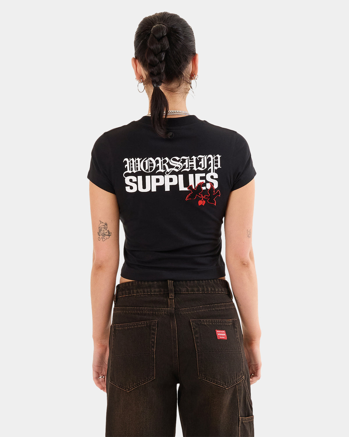 Womens Love Birds Teeny T-Shirt