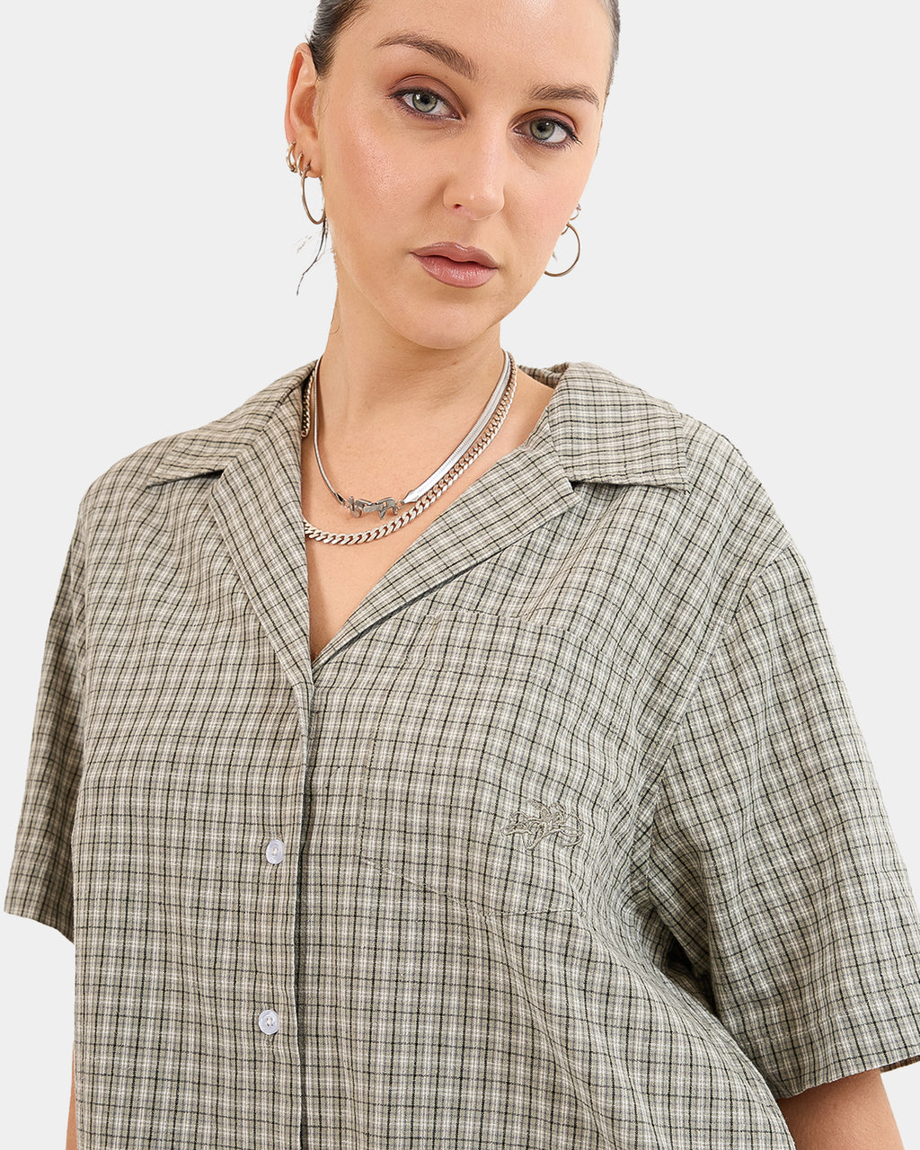 Womens Cherub Box Fit Short Sleeve Shirt