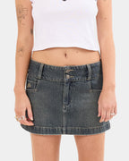 Womens Crux 00's Mini Skirt
