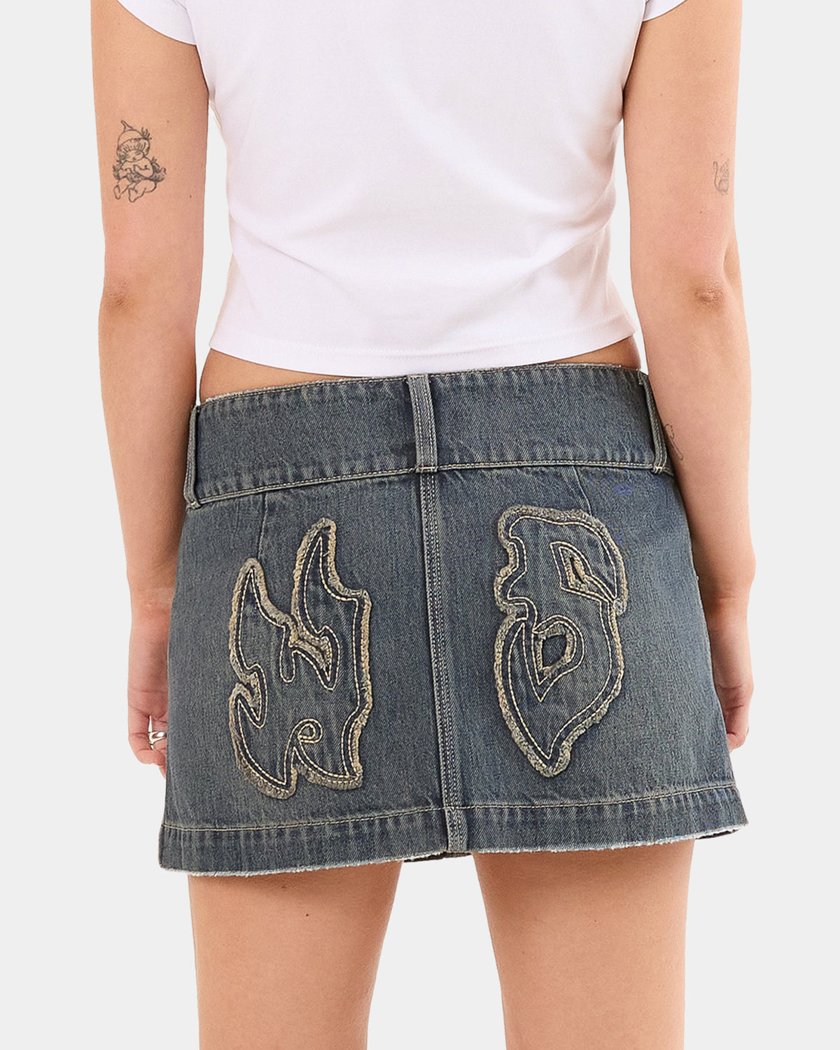 Womens Crux 00's Mini Skirt