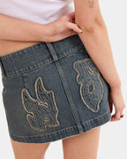 Womens Crux 00's Mini Skirt