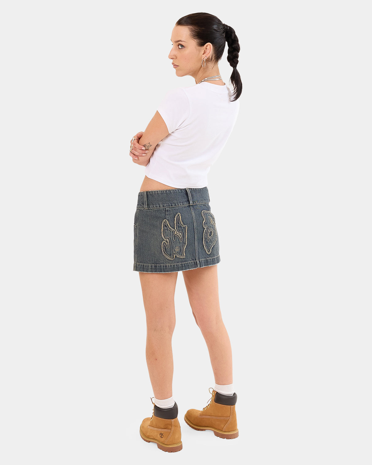 Womens Crux 00's Mini Skirt