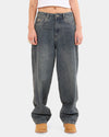 Womens Crux Big Baggy Denim Jeans