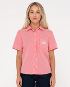 WOMENS CHECKED OUT SHORT SLEEVE SHIRT