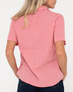 WOMENS CHECKED OUT SHORT SLEEVE SHIRT