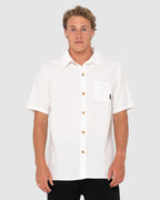 MENS OVERTONE SHORT SLEEVE LINEN SHIRT