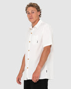 MENS OVERTONE SHORT SLEEVE LINEN SHIRT