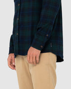 MENS BLACK WATCH LONG SLEEVE SHIRT