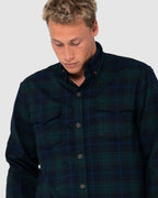 MENS BLACK WATCH LONG SLEEVE SHIRT