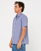 MENS DATSUN CHECK SHORT SLEEVE SHIRT