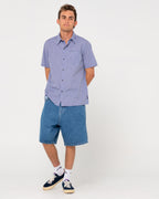 MENS DATSUN CHECK SHORT SLEEVE SHIRT
