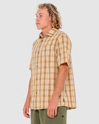 MENS DATSUN CHECK SHORT SLEEVE SHIRT