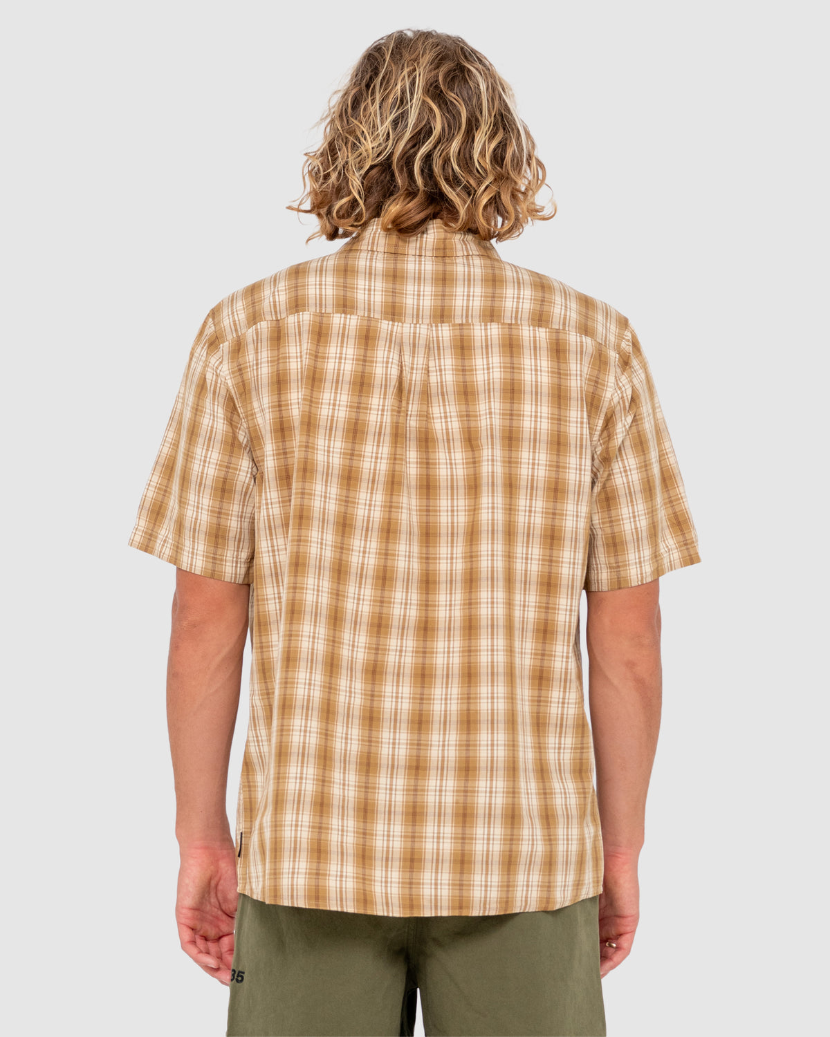 MENS DATSUN CHECK SHORT SLEEVE SHIRT