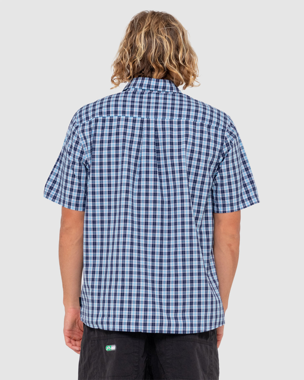 MENS DATSUN CHECK SHORT SLEEVE SHIRT