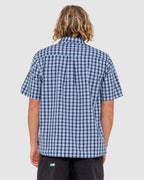 MENS DATSUN CHECK SHORT SLEEVE SHIRT
