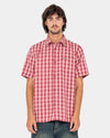 Mens Datsun Check Short Sleeve Shirt