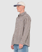 MENS DATSUN CHECK LONG SLEEVE SHIRT