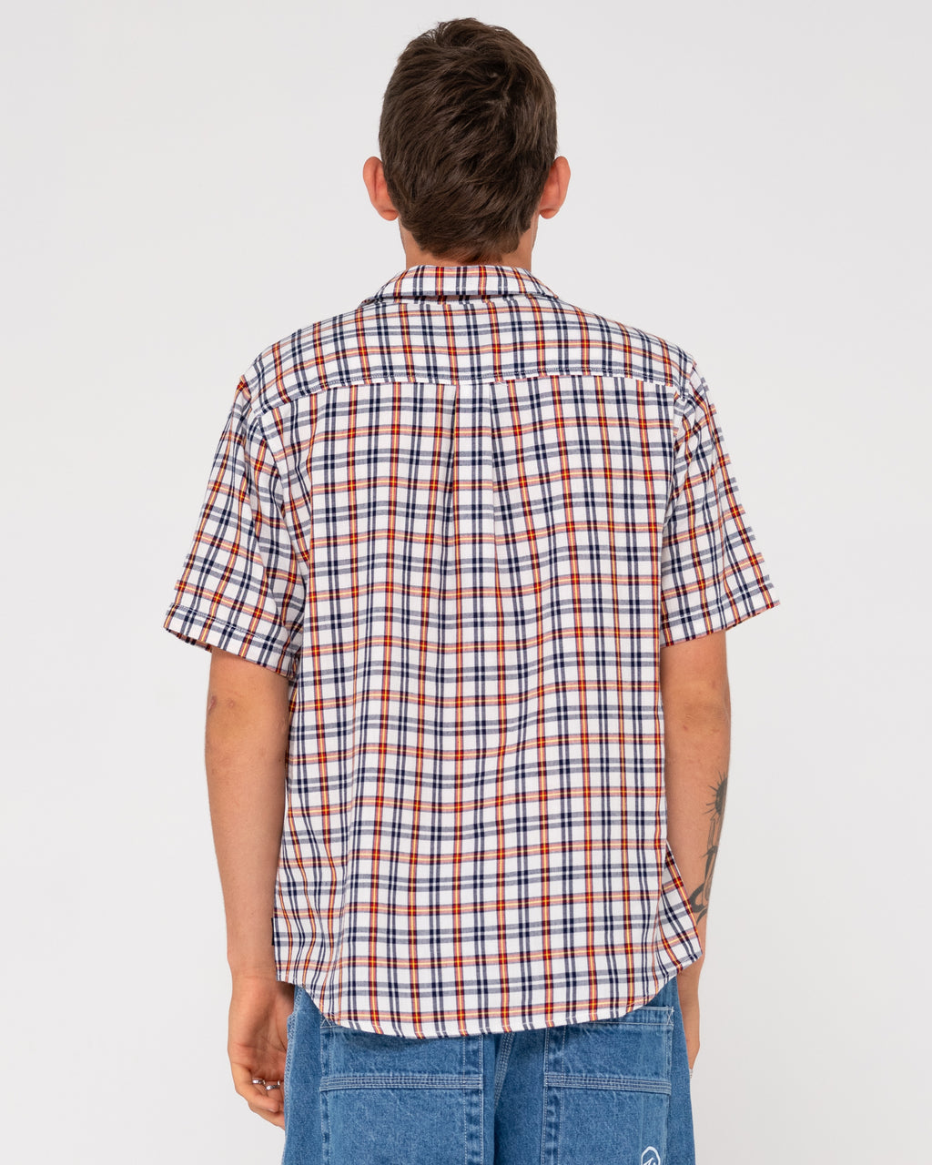 MENS BEAMA CURVED HEM SHORT SLEEVE SHIRT