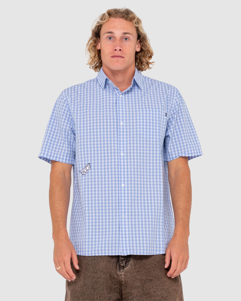 MENS LUCIFER GOT LUCKY SHORT SLEEVE SHIRT