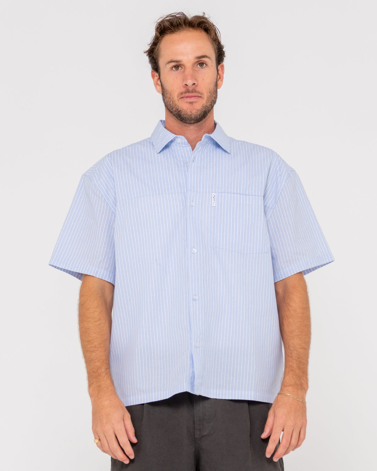 MENS BOXED IN SHORT SLEEVE SHIRT