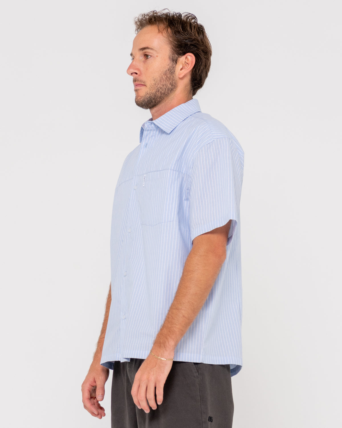 MENS BOXED IN SHORT SLEEVE SHIRT