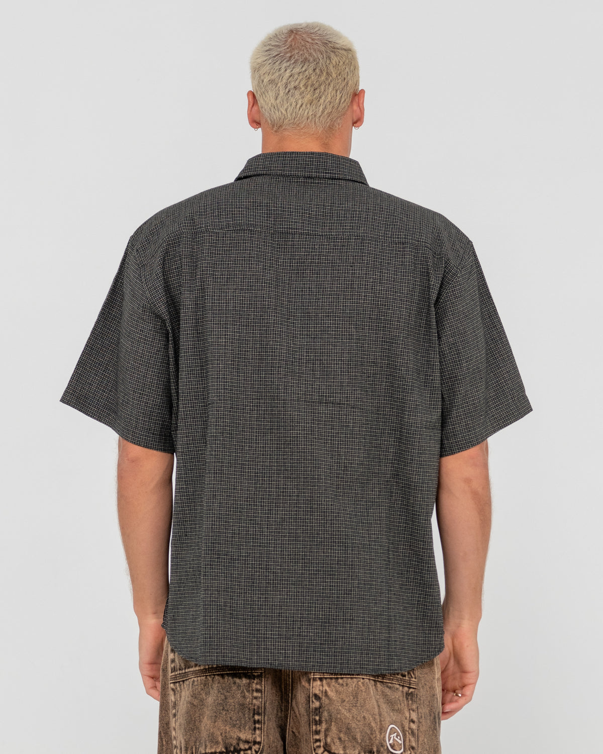 MENS RESNO CHECK SHORT SLEEVE SHIRT