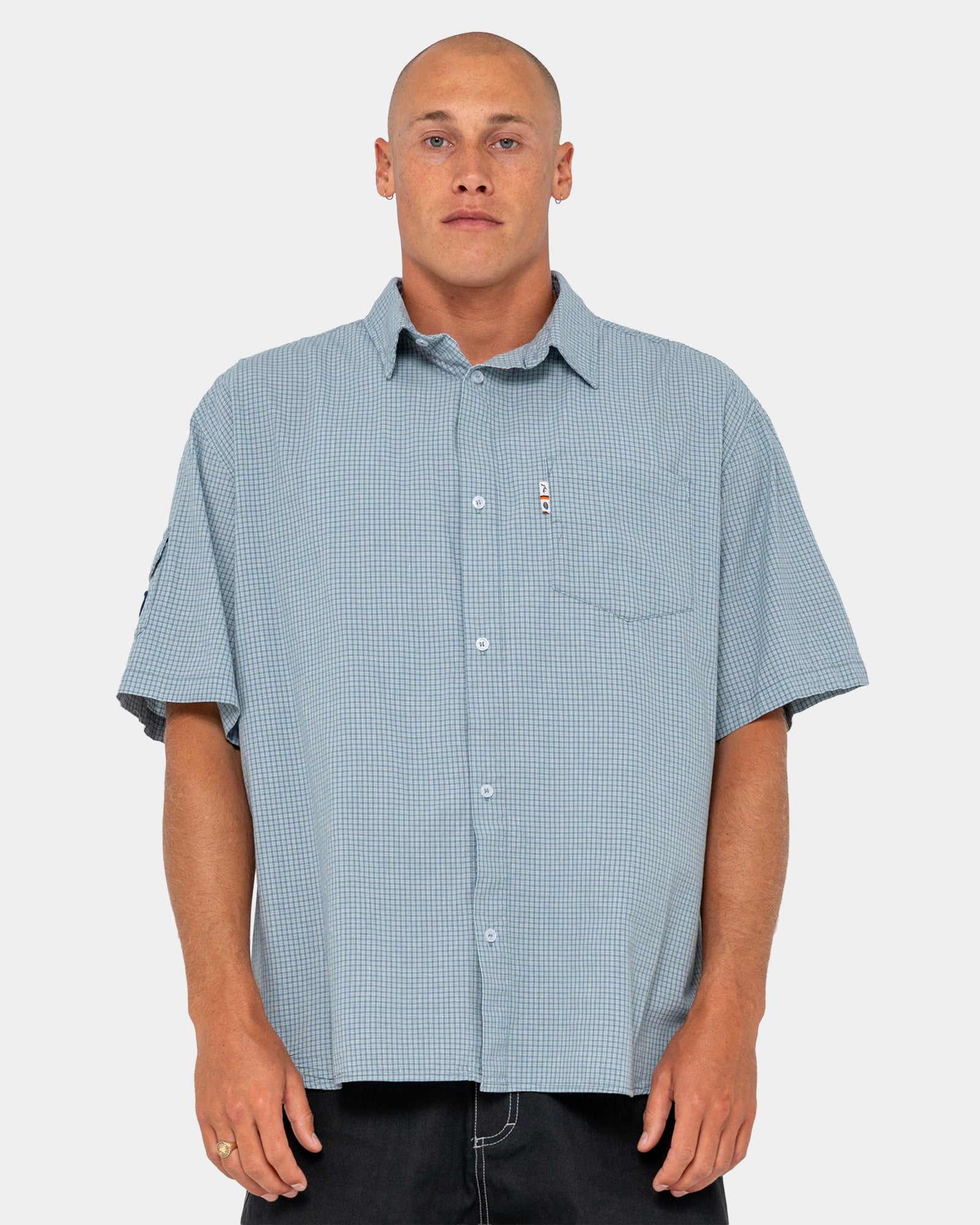 Mens Stasha Pocket Short Sleeve Shirt
