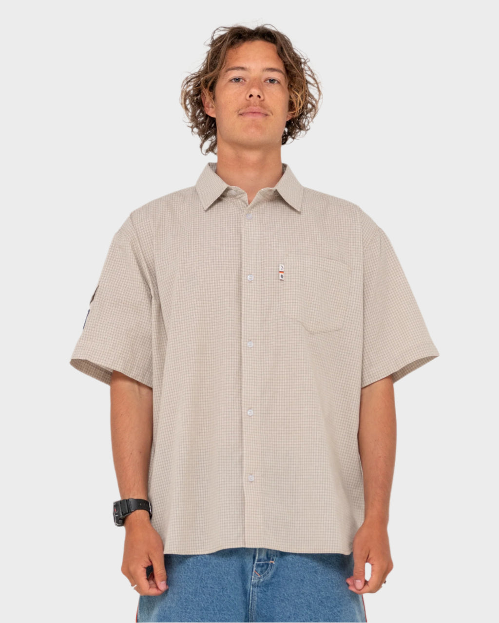 Mens Stasha Pocket Short Sleeve Shirt