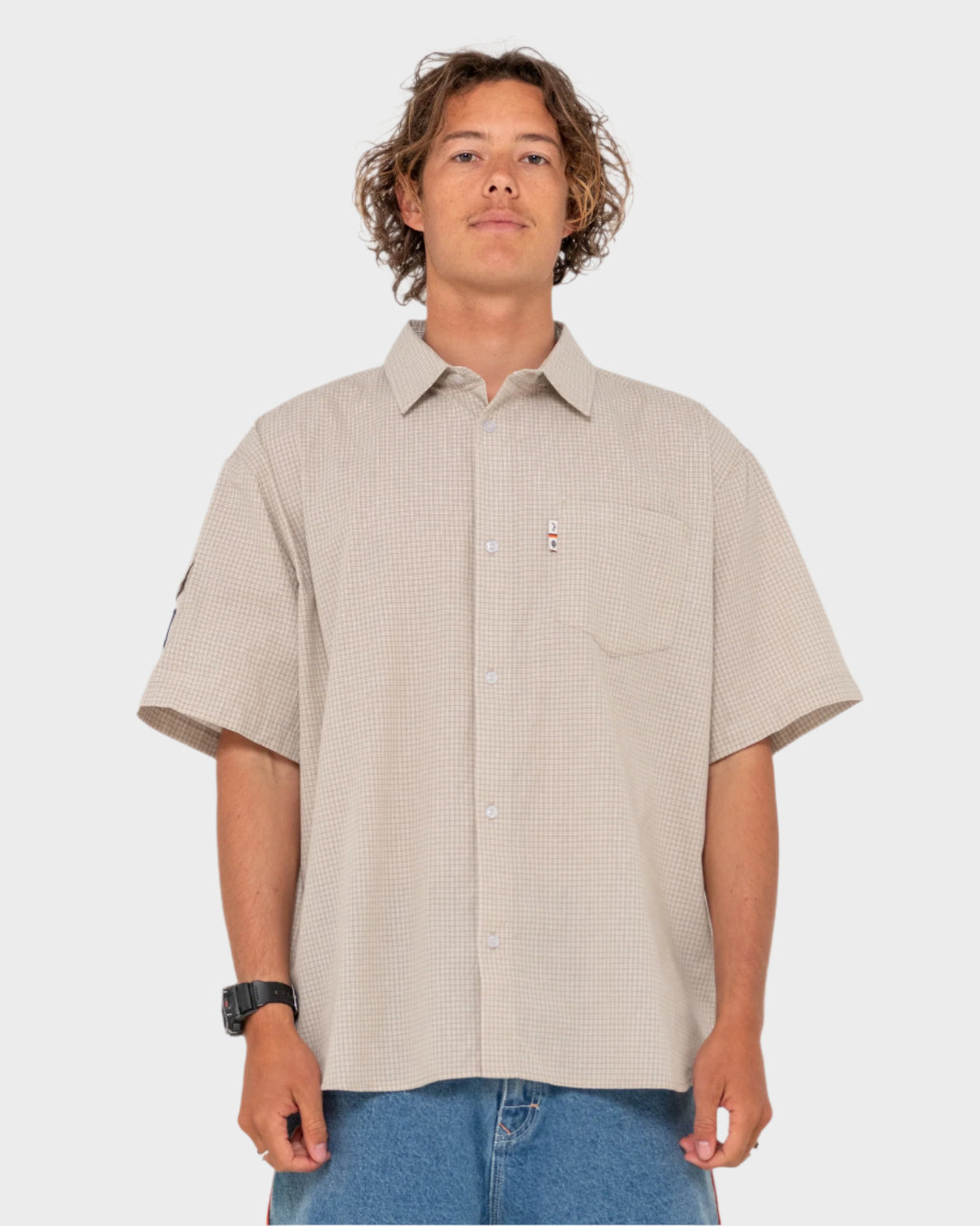 Mens Stasha Pocket Short Sleeve Shirt