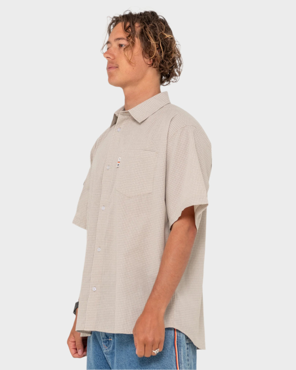 Mens Stasha Pocket Short Sleeve Shirt